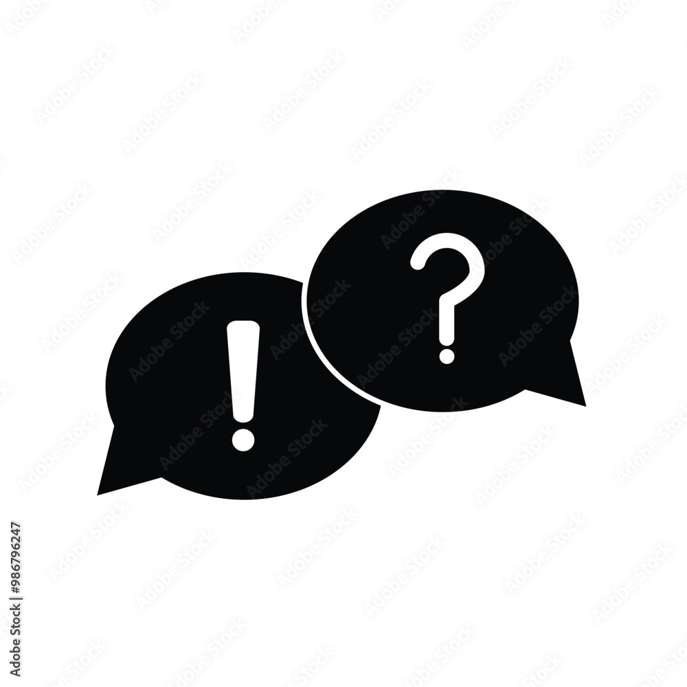 Speech bubble with question mark icon. Message box with question sign. FAQ symbol concept question and answer icons set. Vector illustration Speech bubble with question mark icon. Message box with question sign. FAQ symbol concept question and answer icons set. Vector illustration