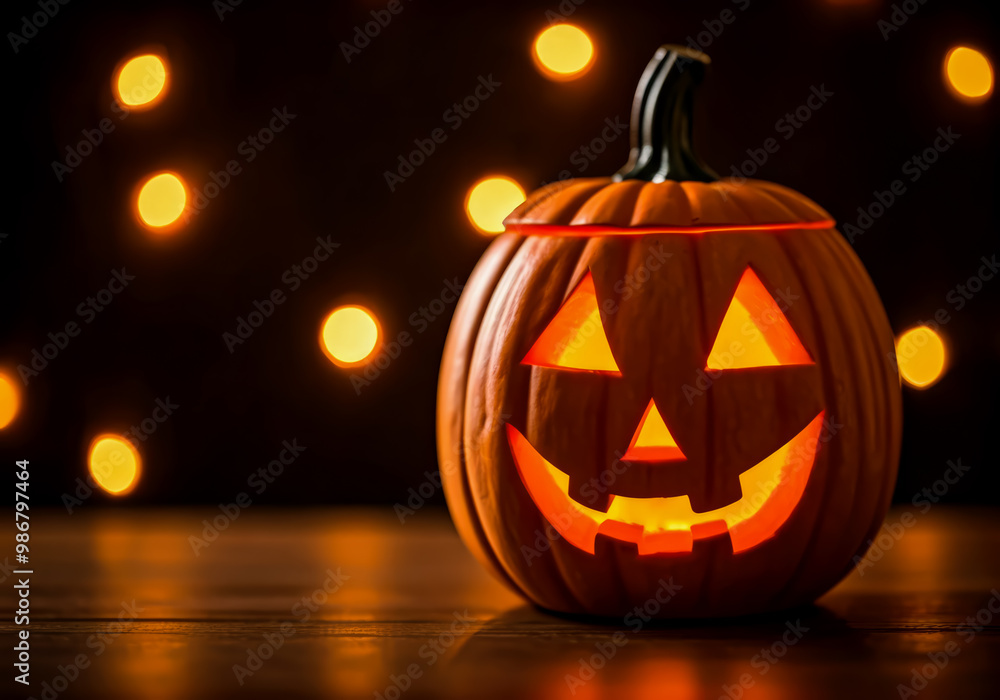 jack o lantern halloween design with copy space background jack o lantern halloween design with copy space background