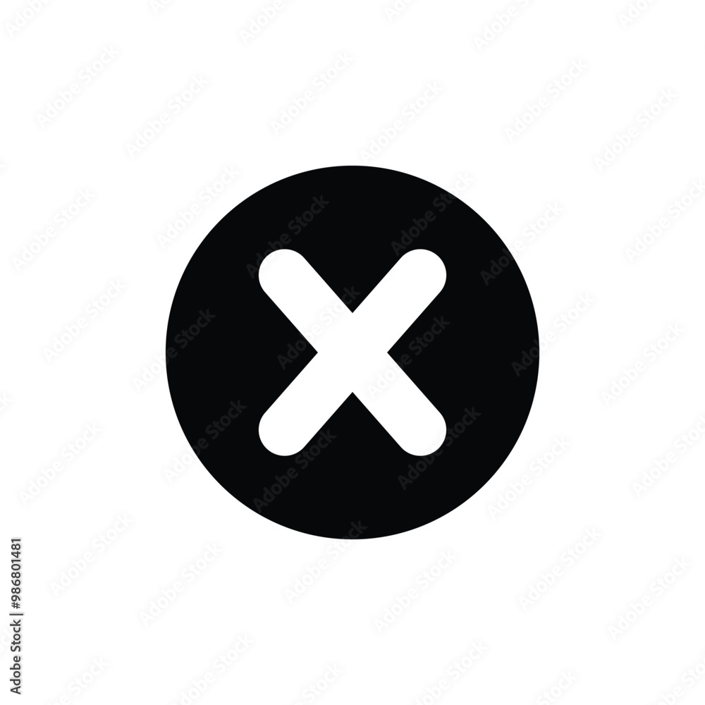 Vector cross multiply close remove mark icon. Perfect for app and web interfaces, infographics, presentations, marketing, etc. Vector cross multiply close remove mark icon. Perfect for app and web interfaces, infographics, presentations, marketing, etc.