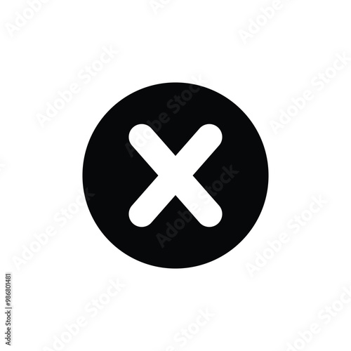 Vector cross multiply close remove mark icon. Perfect for app and web interfaces, infographics, presentations, marketing, etc.