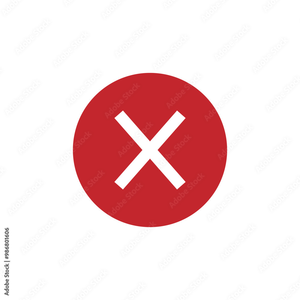 Close icon vector. Delete sign and symbol. Cross sign. Close icon vector. Delete sign and symbol. Cross sign.