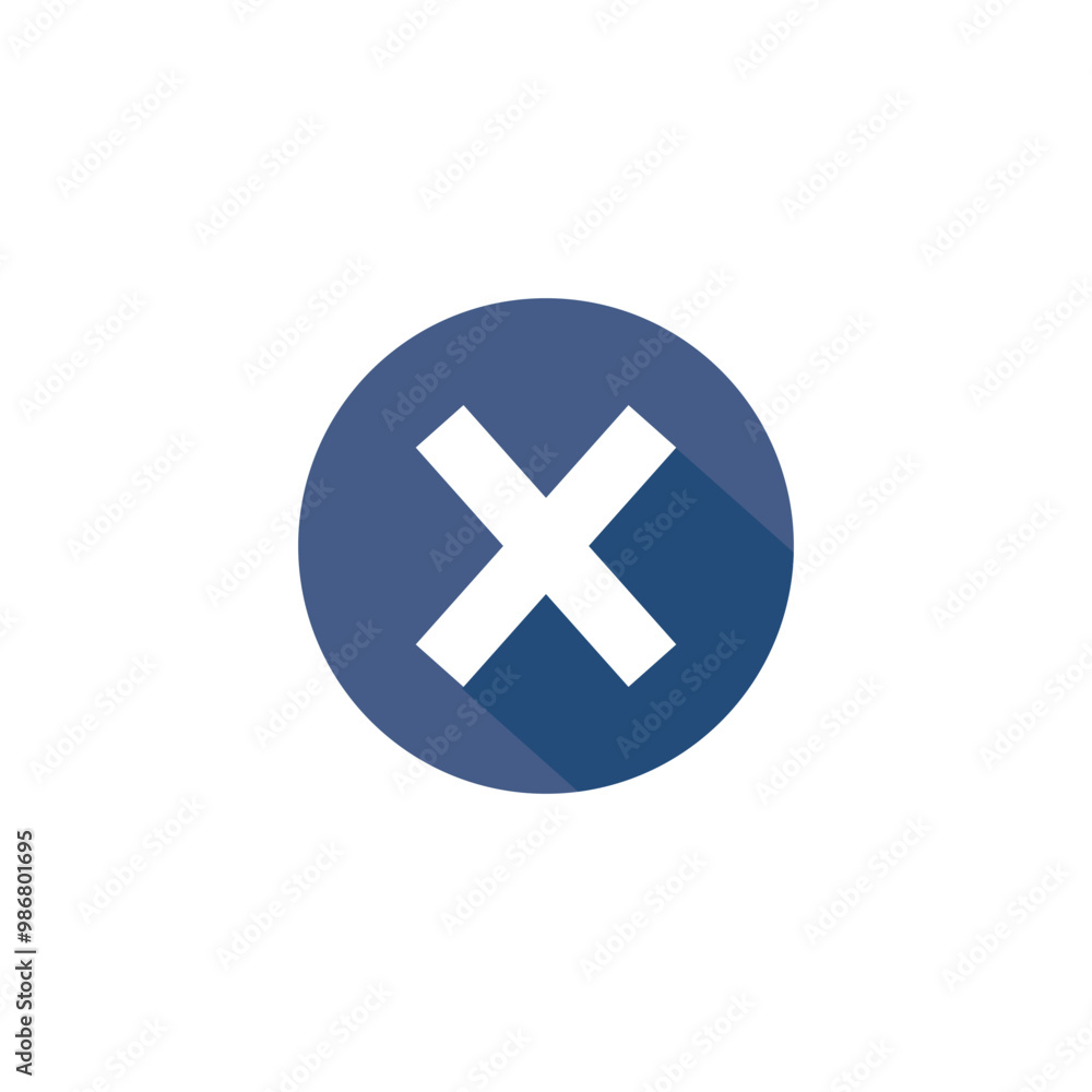 Obraz premium Close icon vector. Delete sign and symbol. Cross sign.