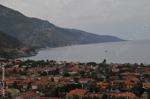 The coastal town of Fethiye, Turkey