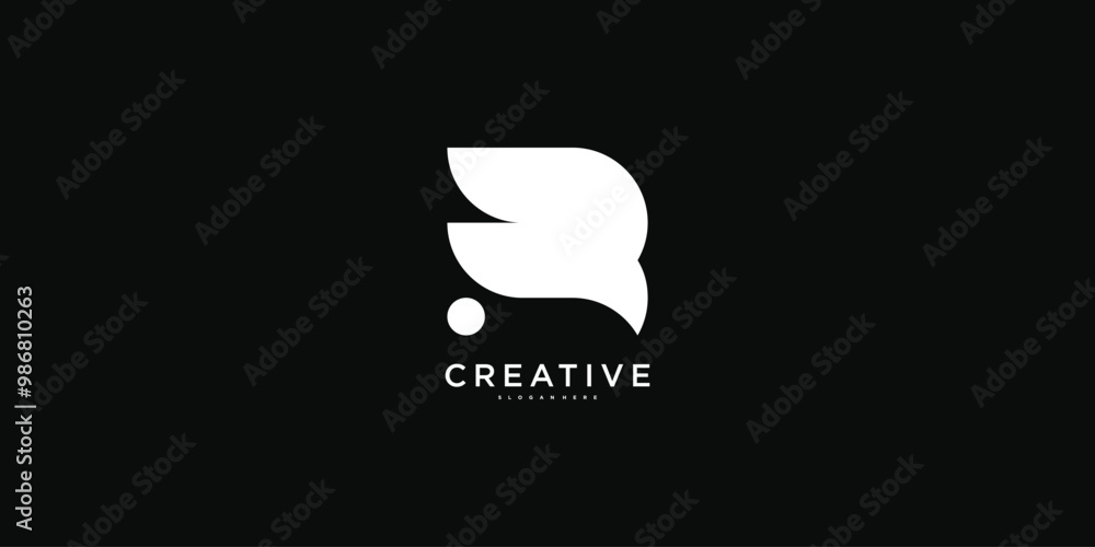 Abstract letter B logo design. Modern logo idea. Premium Vector Abstract letter B logo design. Modern logo idea. Premium Vector