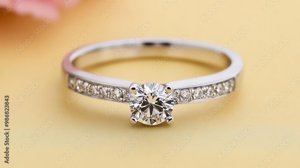 Diamond-encrusted ribbon ring, symbolizing grace and beauty Diamond-encrusted ribbon ring, symbolizing grace and beauty