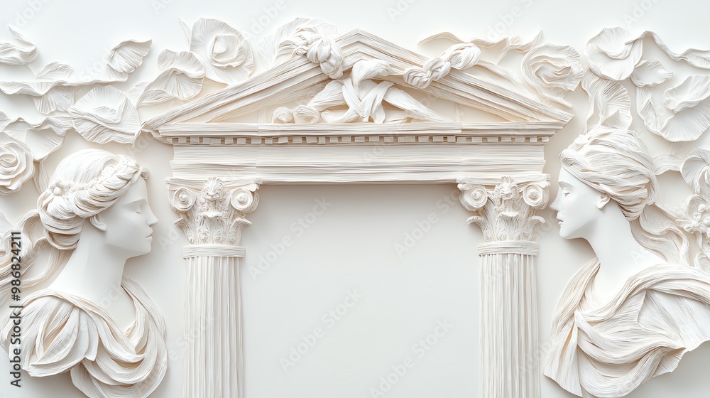 Trevi Fountain, Rome, fountain details in intricate paper layers, paper craft Trevi Fountain, Rome, fountain details in intricate paper layers, paper craft