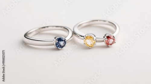 Interchangeable ring with customizable stones, catering to personal expression