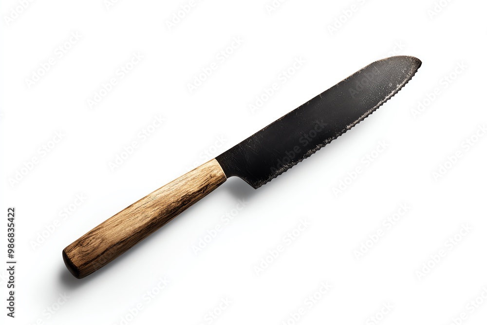 Knife, white isolated background Knife, white isolated background