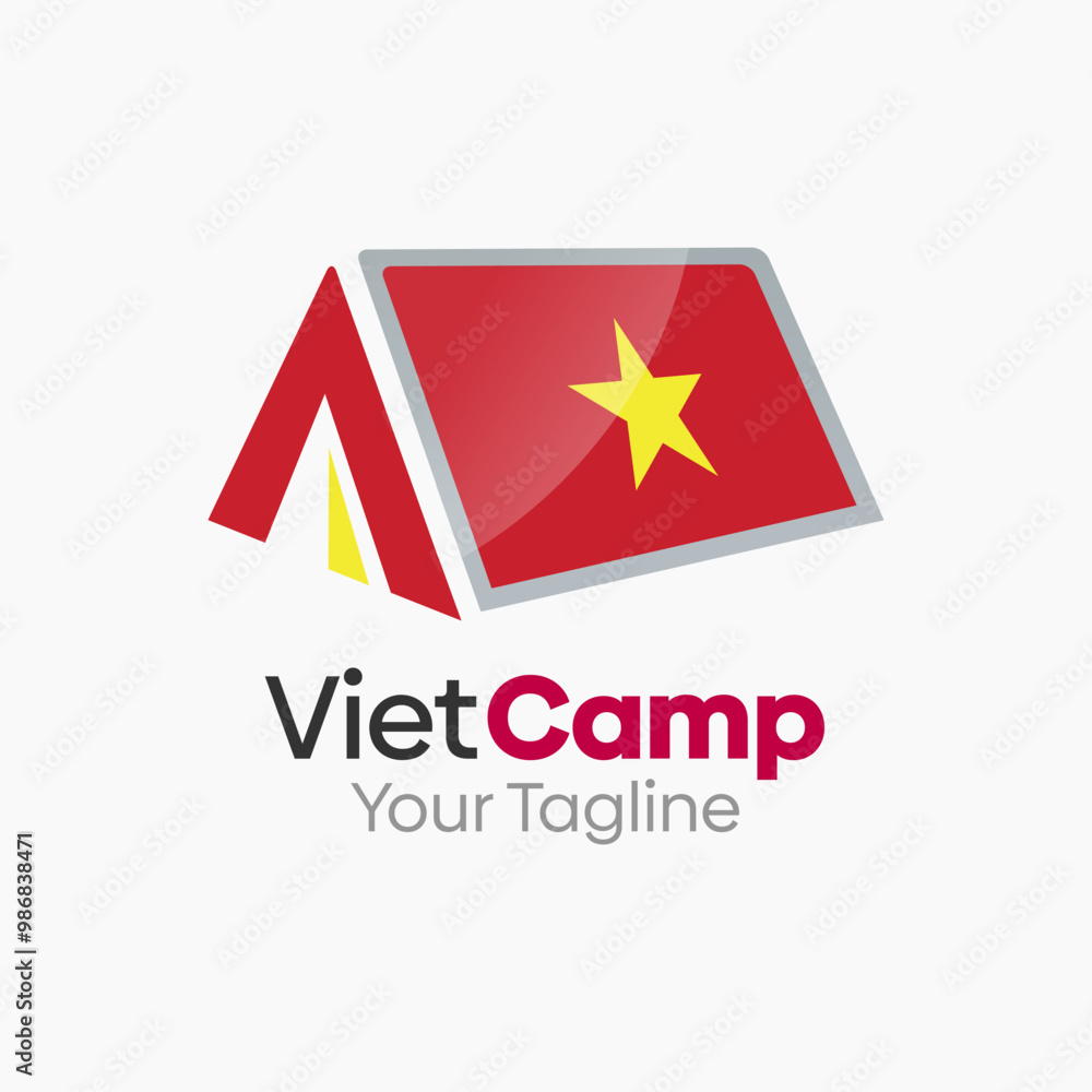 Obraz premium Vietnam Camp Logo Design Template. Good for Business, Agency, Community and Organization