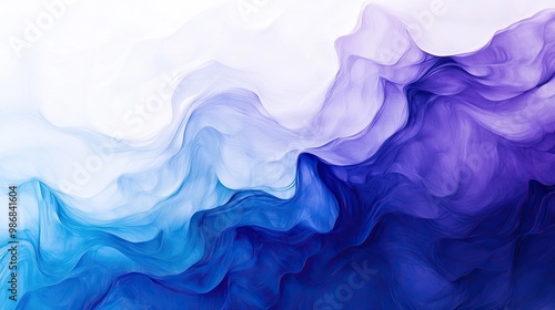 A dynamic abstract gradient, blending deep blues and purples into bright whites