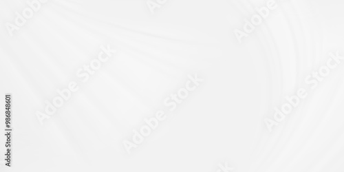 Curtain white wave and soft shadow. frabic shapes curve designs. abstract backround on isolated. 
