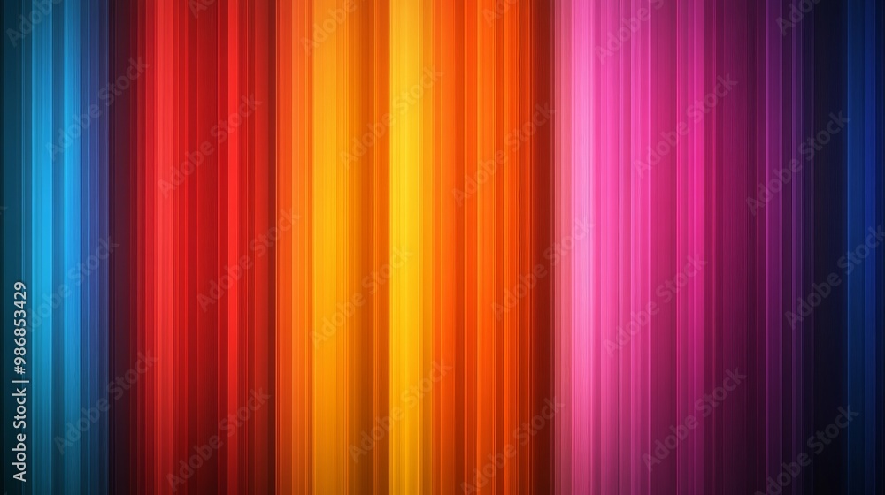 Abstract background with vertical stripes of vibrant colors, symbolizing energy, creativity, diversity, optimism, and joy. Abstract background with vertical stripes of vibrant colors, symbolizing energy, creativity, diversity, optimism, and joy.