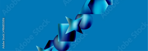 Fluid color geometric shapes abstract background. Vector Illustration For Wallpaper, Banner, Background, Card, Book Illustration, landing page