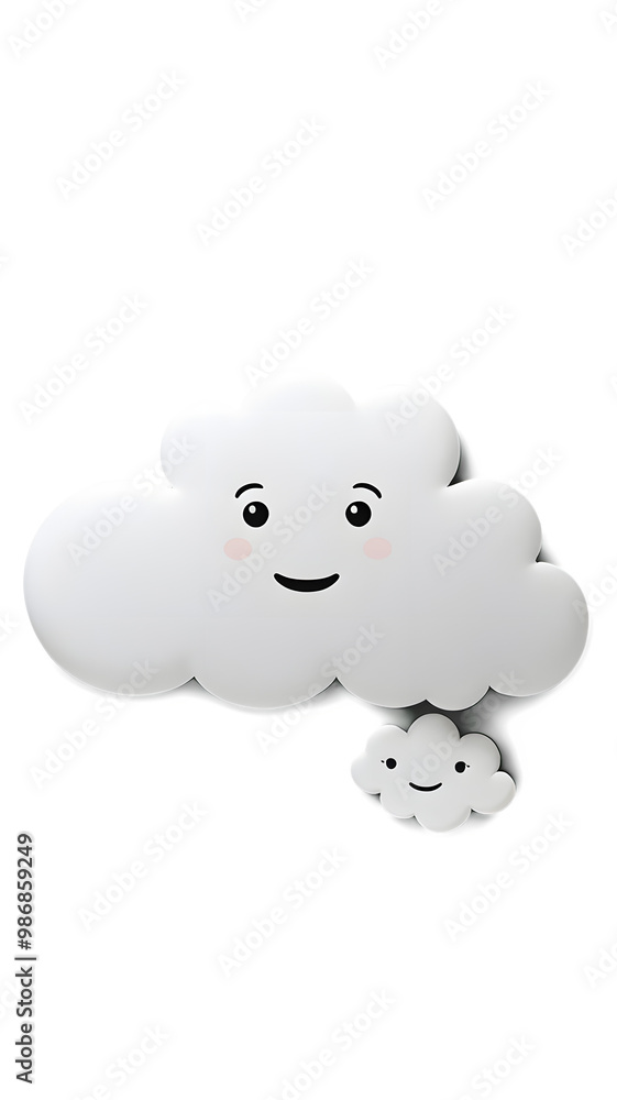 Baby Cloud isolated Baby Cloud isolated
