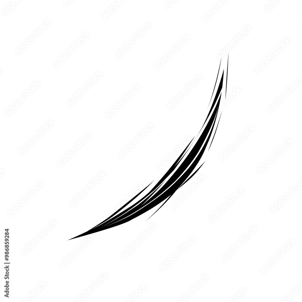 Fototapeta premium Comic Swoosh Icon 