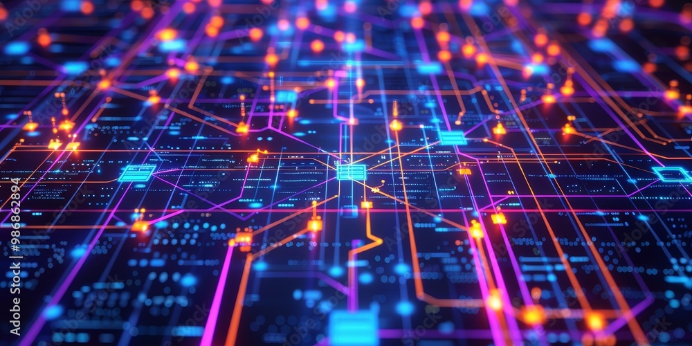 A digital firewall depicted as a glowing barrier around a network, with secure data flows and protected nodes, illustrating its effectiveness in preventing cyber attacks A digital firewall depicted as a glowing barrier around a network, with secure data flows and protected nodes, illustrating its effectiveness in preventing cyber attacks