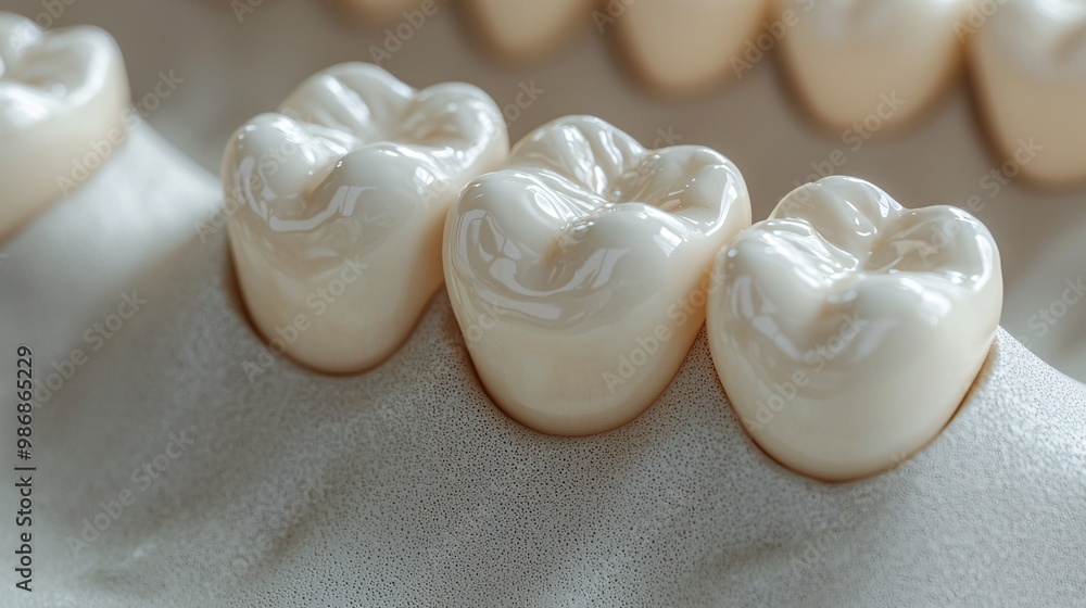 A detailed high-resolution image of molar teeth highlighting their anatomy and condition, perfect for educational and medical use. A detailed high-resolution image of molar teeth highlighting their anatomy and condition, perfect for educational and medical use.