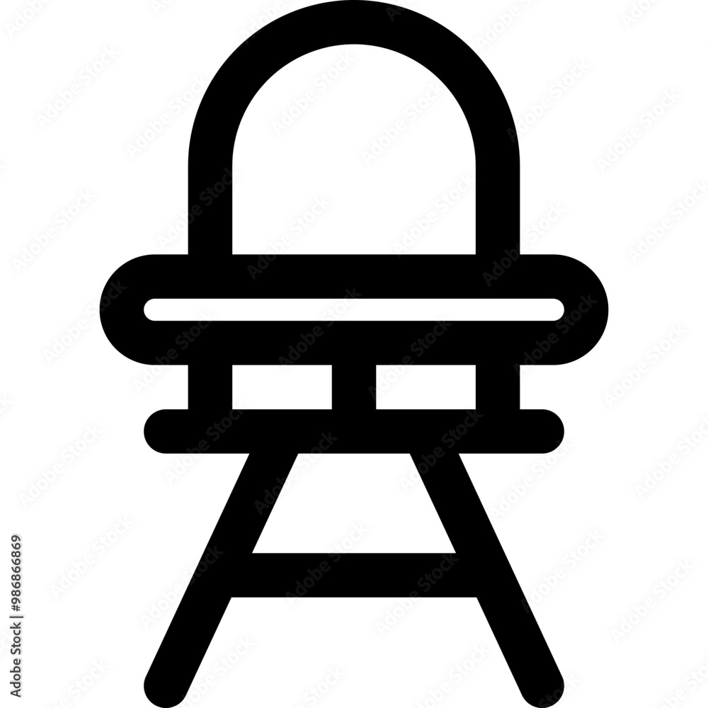 seat baby icon outline vector seat baby icon outline vector