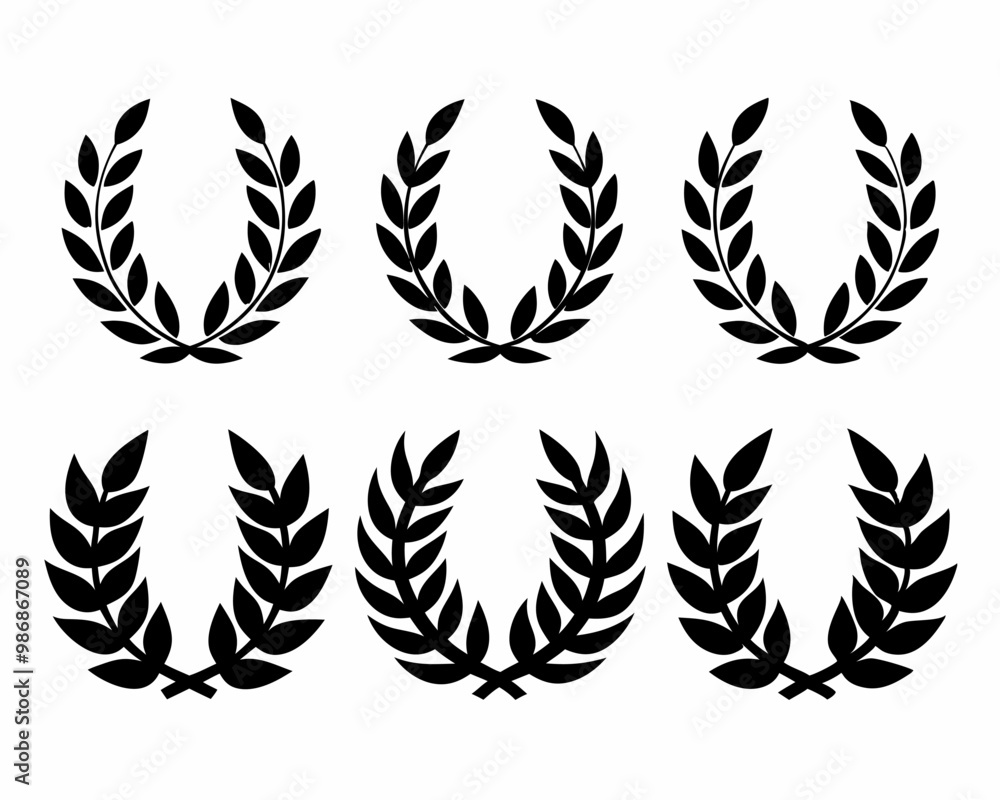 Laurel Wreath Designs Elegant Wreath Vector Pack Laurel Wreath Icon Set Laurel Wreath Designs Elegant Wreath Vector Pack Laurel Wreath Icon Set