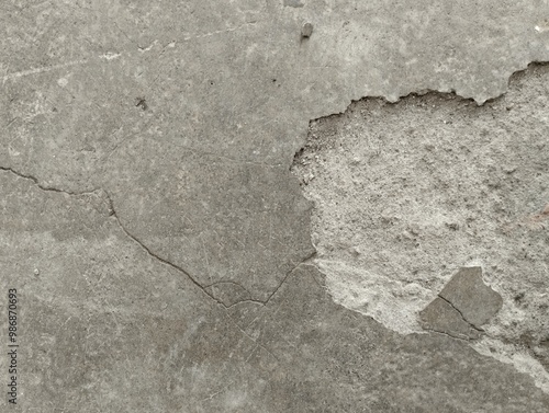 Concrete surfaces are peeling or spalling. due to extreme weather