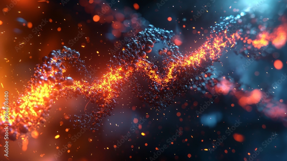 Energetic 3D Fission Chain Reaction Visualization with Dynamic Lighting Effects Energetic 3D Fission Chain Reaction Visualization with Dynamic Lighting Effects