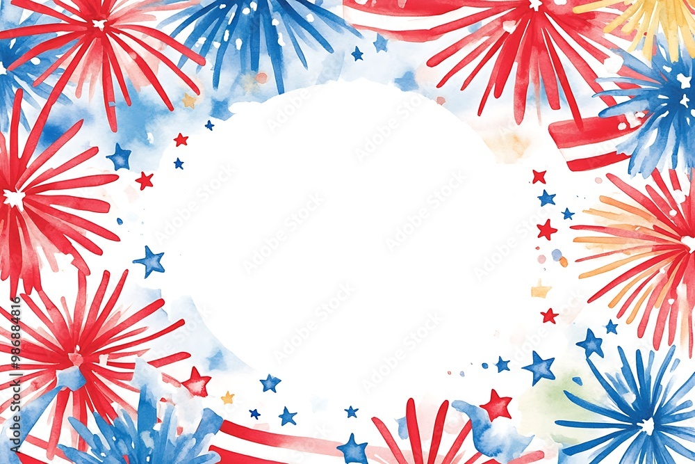 Obraz premium USA independence day background