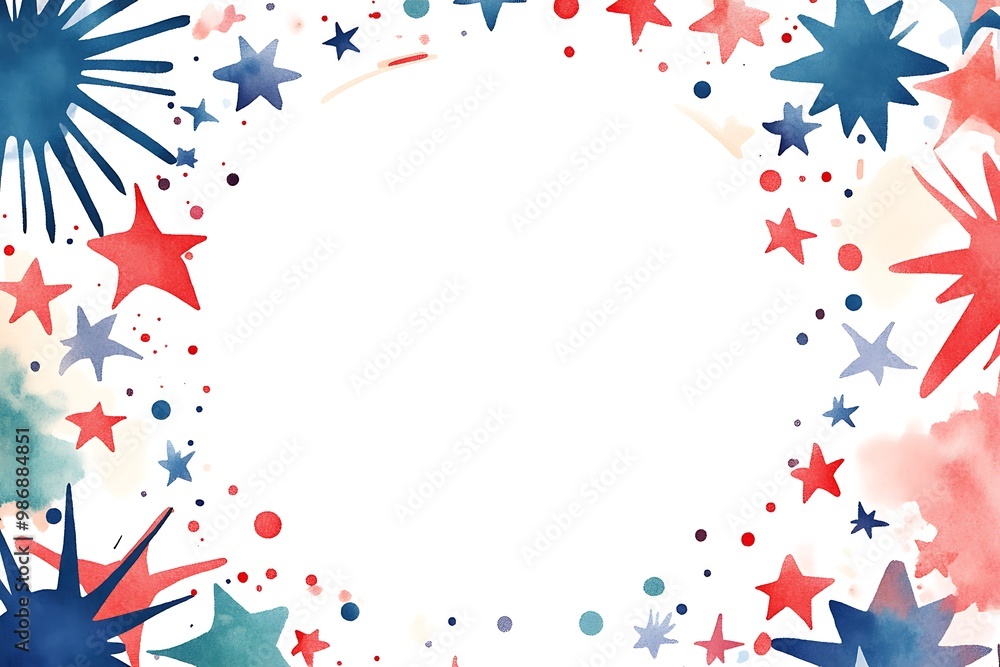 Obraz premium USA independence day background