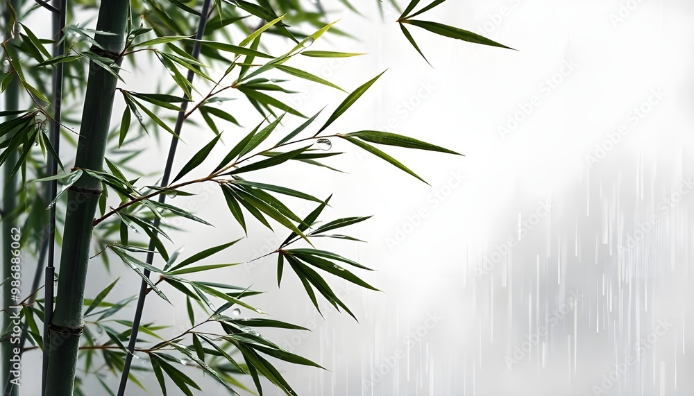 Bamboo in the rain Bamboo in the rain