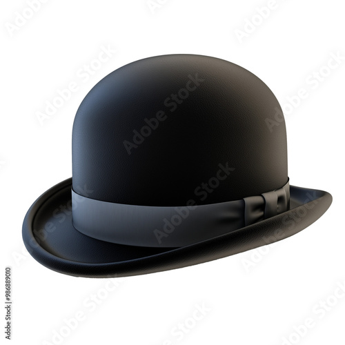 Bowler Hat isolated on transparent background