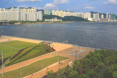 July 18 2015 the Kai Tak Runway Park at kowloon city