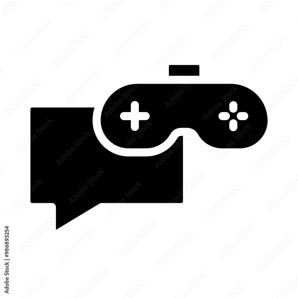 Chat Bubble Vector Glyph Icon Design Chat Bubble Vector Glyph Icon Design