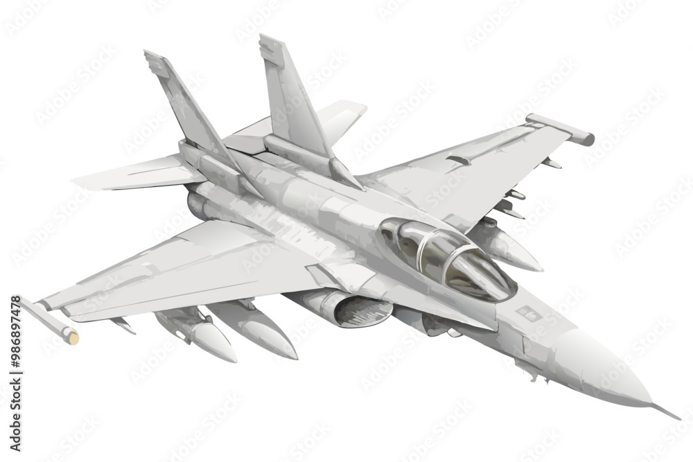 F 18e super hornet drawing vector image, isolated on white background
F 18e super hornet drawing vector image, isolated on white background