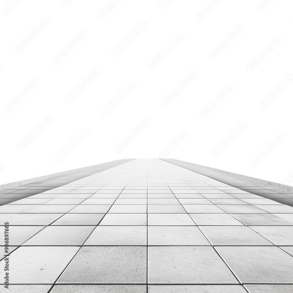 Fototapeta premium Concrete or pavers PNG isolated on a transparent background