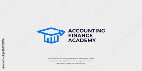 Education logo designs and logo marks of successful business companies, financial education logo design ideas