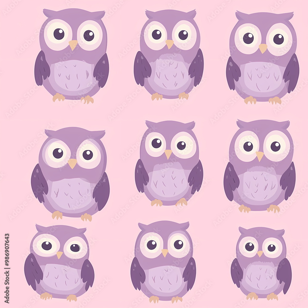 Chubby Fluffy Animal Vector Illustration Seamless Chubby Fluffy Animal Vector Illustration Seamless