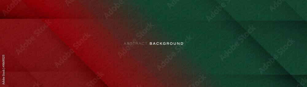 Festive Abstract Red and Green Background with Subtle Patterns Festive Abstract Red and Green Background with Subtle Patterns
