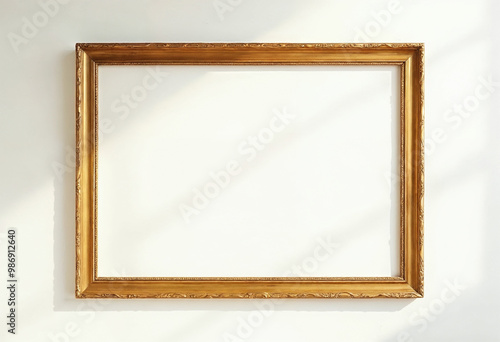 frame on white photo