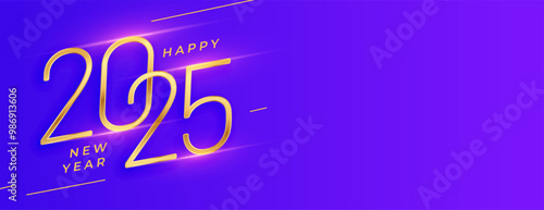 happy new year 2025 wallpaper for social media post