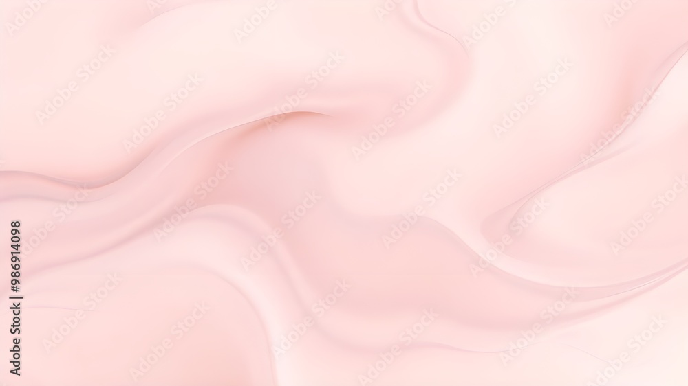 Fototapeta premium A serene background featuring smooth pink waves.