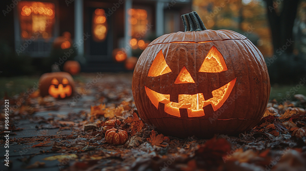 Halloween Pumpkin Pathway Halloween Pumpkin Pathway