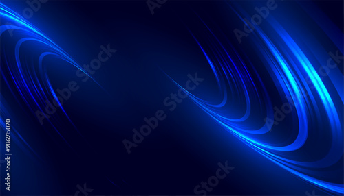 abstract blue light dynamic motion wallpaper with shiny effect