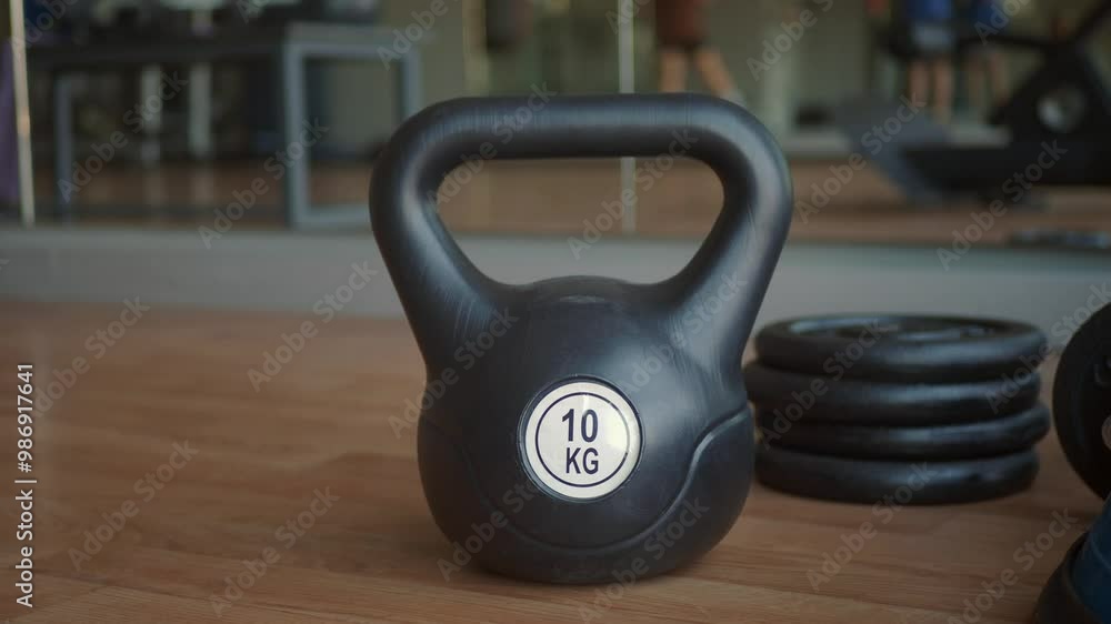 This 10 KG Kettlebell is designed for effective strength training in modern gyms This 10 KG Kettlebell is designed for effective strength training in modern gyms