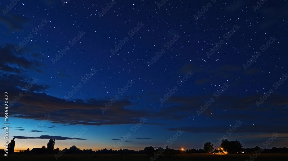 A twilight sky with stars beginning to appear, reflecting the sky quiet joy A twilight sky with stars beginning to appear, reflecting the sky quiet joy