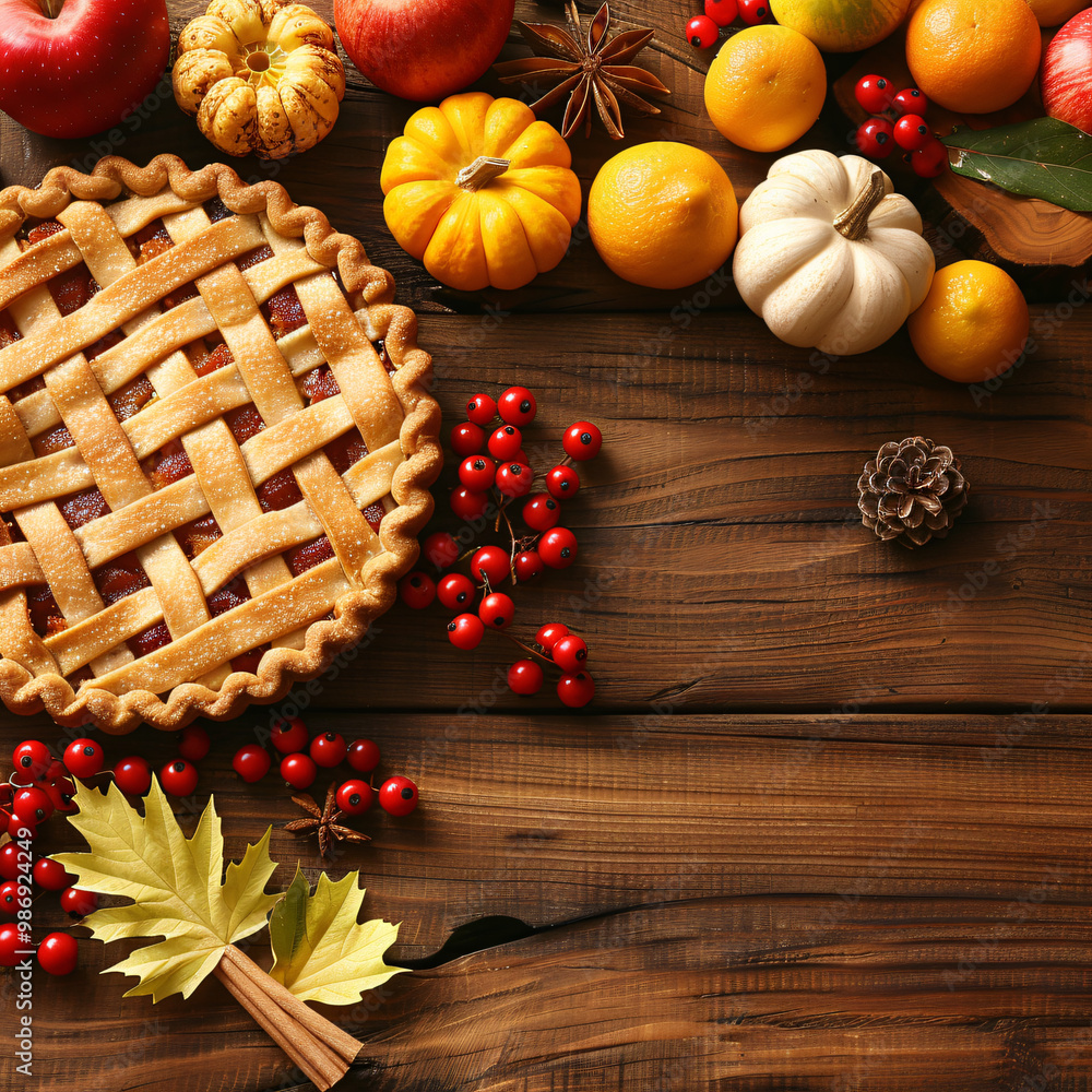 Thanksgiving day meal with copy space Thanksgiving day meal with copy space