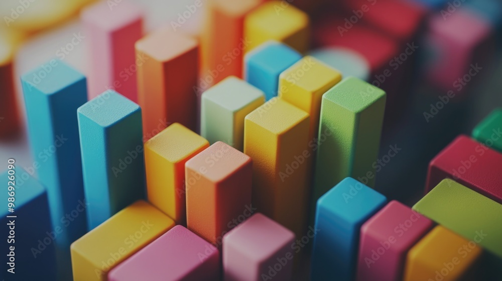 Colorful building blocks Colorful building blocks