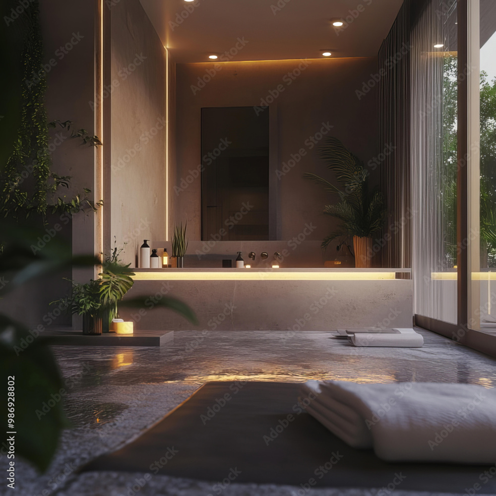 Luxurious Modern Asian-Inspired Living Room Luxurious Modern Asian-Inspired Living Room