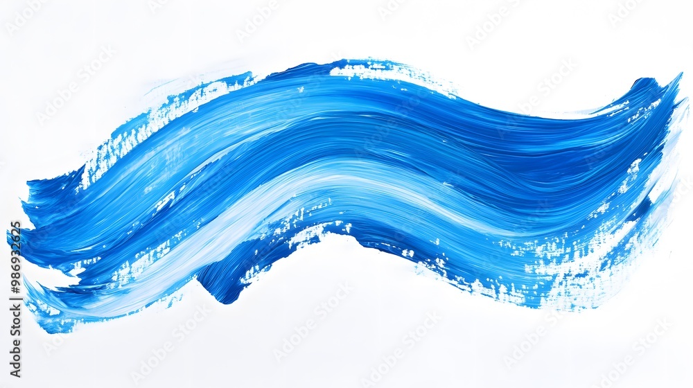 Hand-painted blue brushstroke on a white background, featuring bold, expressive strokes with visible texture and dynamic movement. Hand-painted blue brushstroke on a white background, featuring bold, expressive strokes with visible texture and dynamic movement.