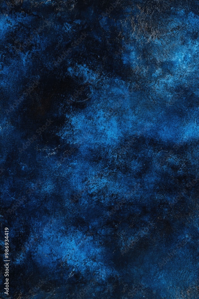 Fototapeta premium Black and Blue Background with Clock