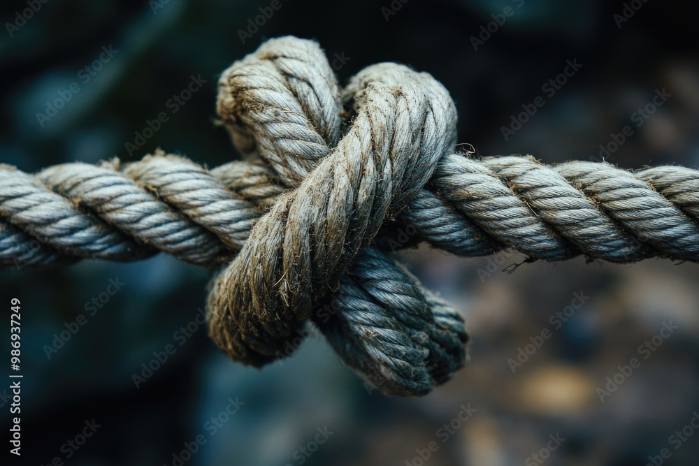Rope Knot Close Up Rope Knot Close Up