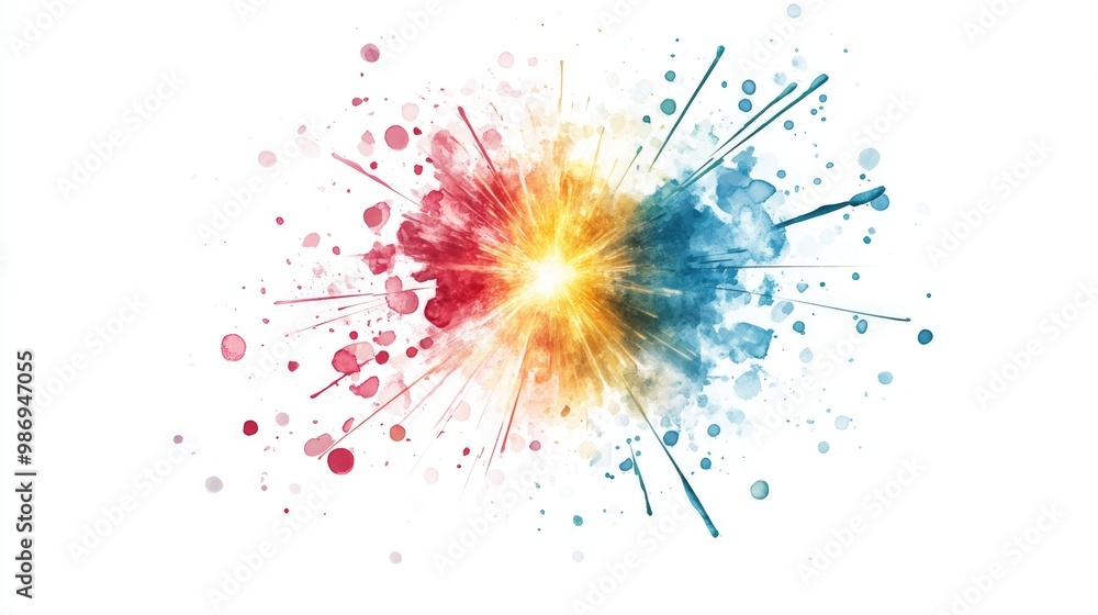 Colorful Paint Explosion Colorful Paint Explosion